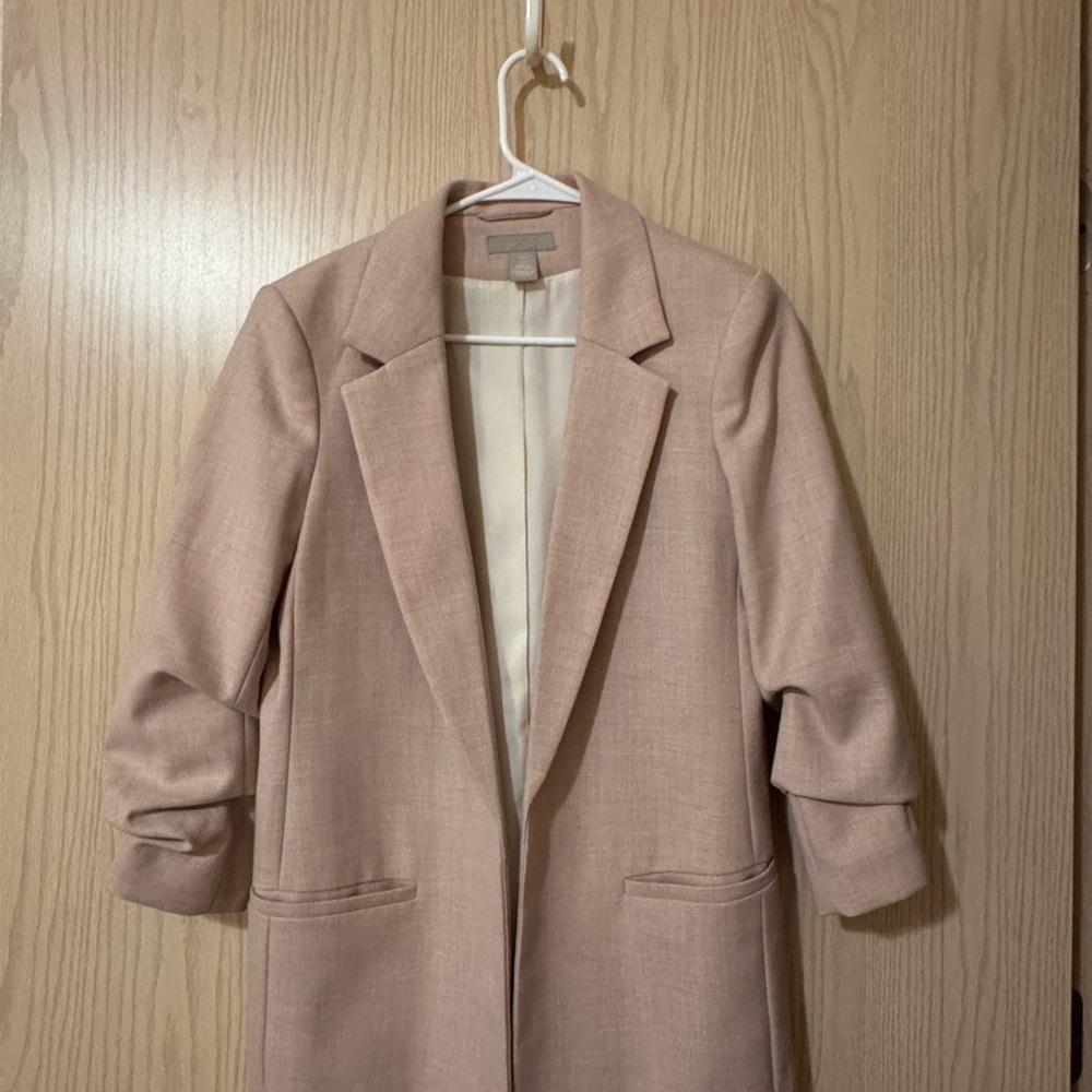H&M Blush Pink Blazer